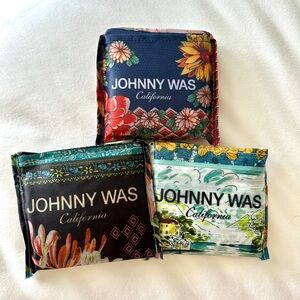 Johnny Was Reusable Shopping Tote Bags 
3 for $36